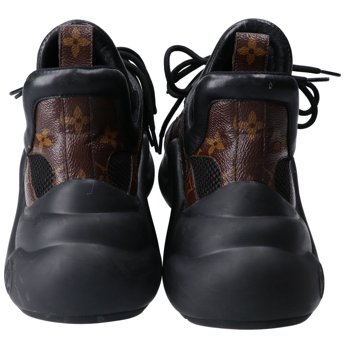 LOUIS VUITTON Black Monogram Archlight Sneakers Size EU 42