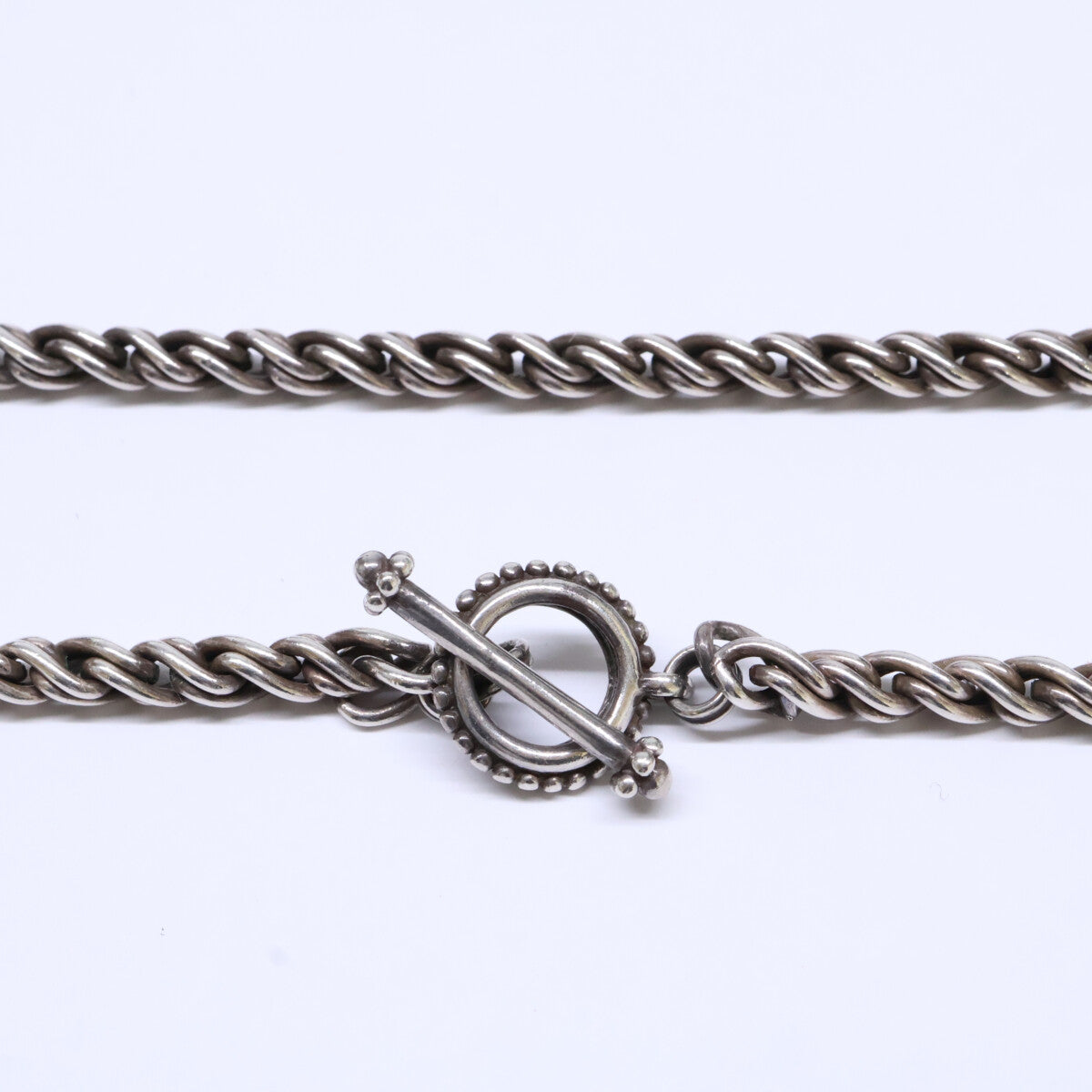 STEPHEN DWECK Silver 925 Woven Toggle Necklace Size ONE SIZE