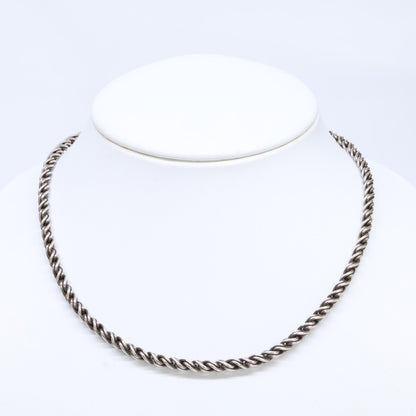 STEPHEN DWECK Silver 925 Woven Toggle Necklace Size ONE SIZE
