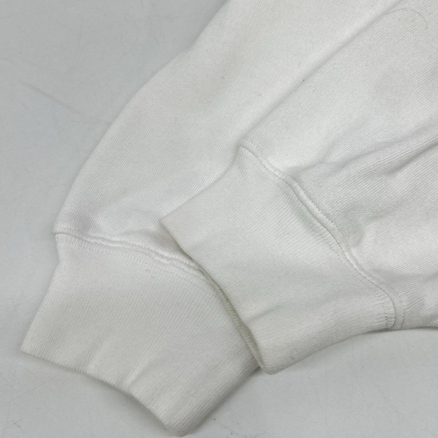 BALENCIAGA White Logo Cotton Hoodie Size S