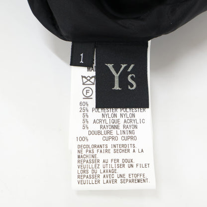 Y's 25AW Big Herringbone Tapered Pants Size 1