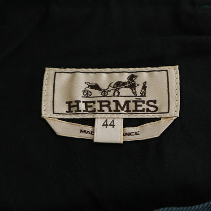 HERMES Green Sellier Button Denim Jeans Size 44