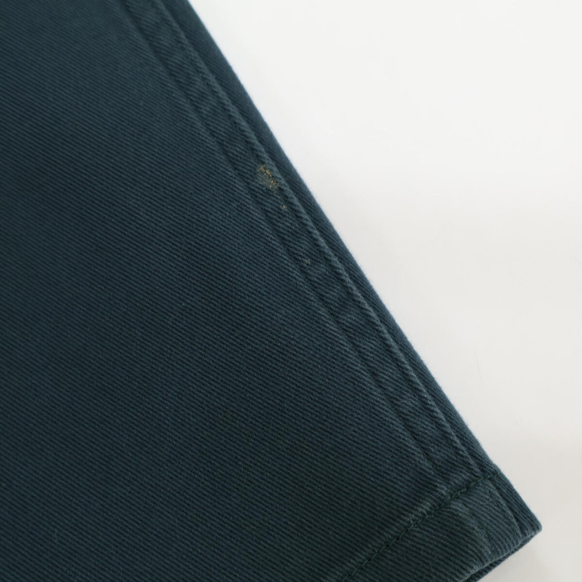 HERMES Green Sellier Button Denim Jeans Size 44
