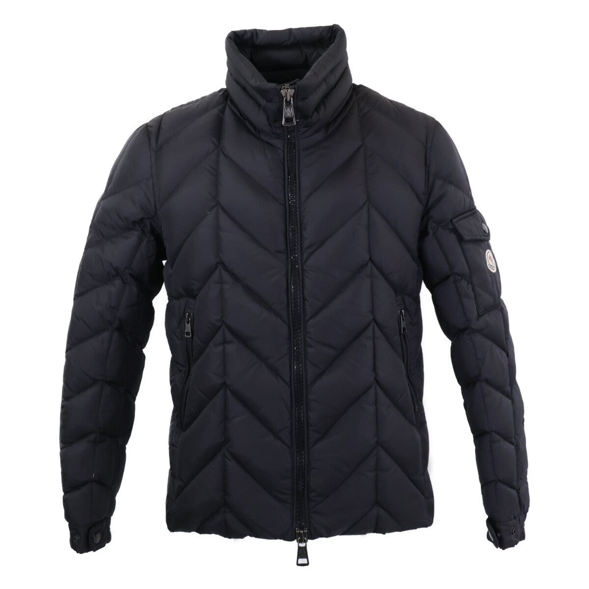 MONCLER BERRIAT GIUBBOTTO Nylon Down Jacket Size O