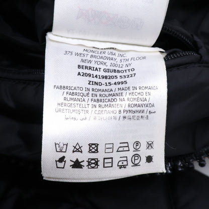 MONCLER BERRIAT GIUBBOTTO Nylon Down Jacket Size O