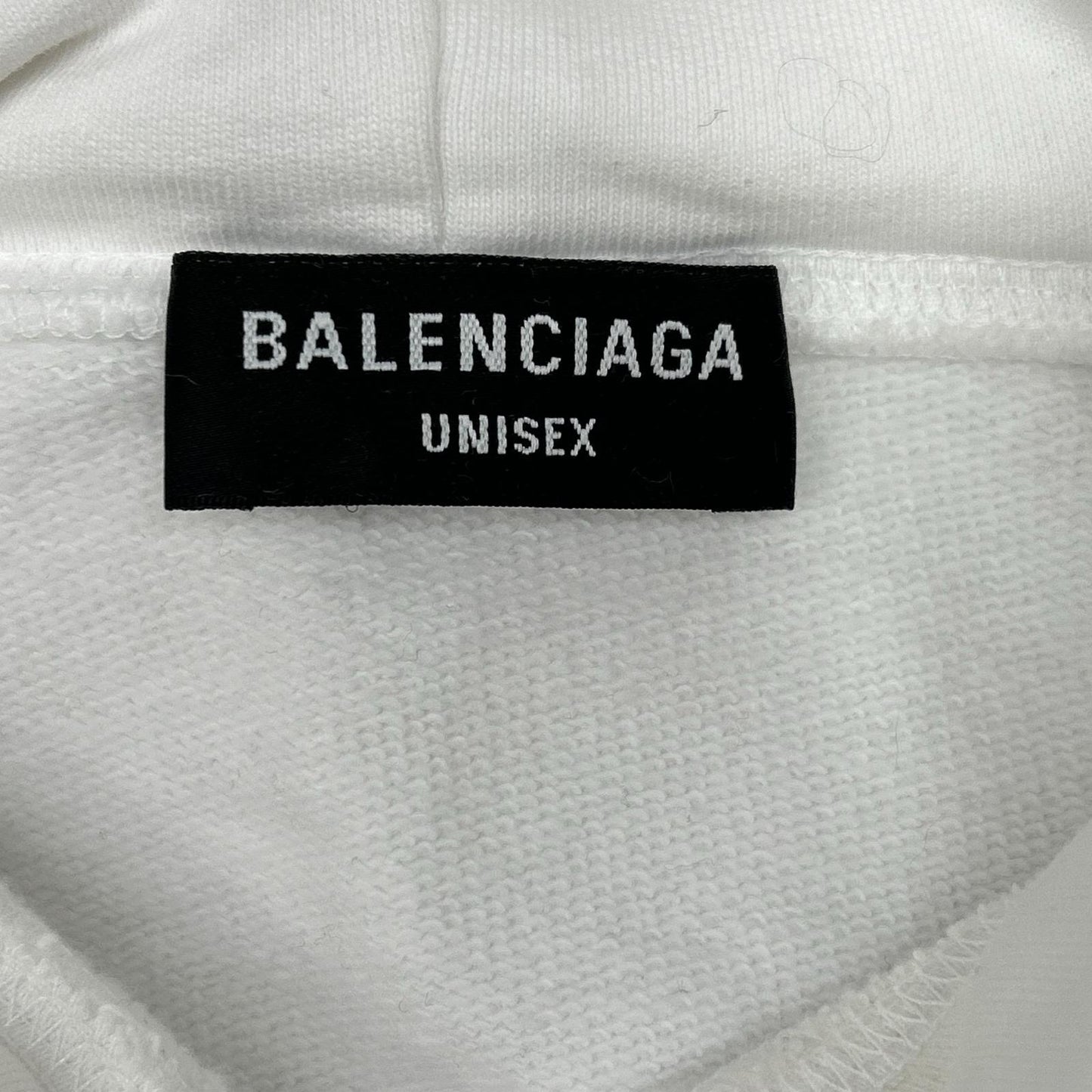 BALENCIAGA PARIS Embroidered Cotton Pullover Hoodie Size 2