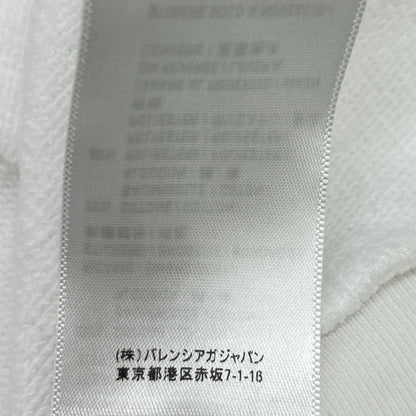 BALENCIAGA PARIS Embroidered Cotton Pullover Hoodie Size 2