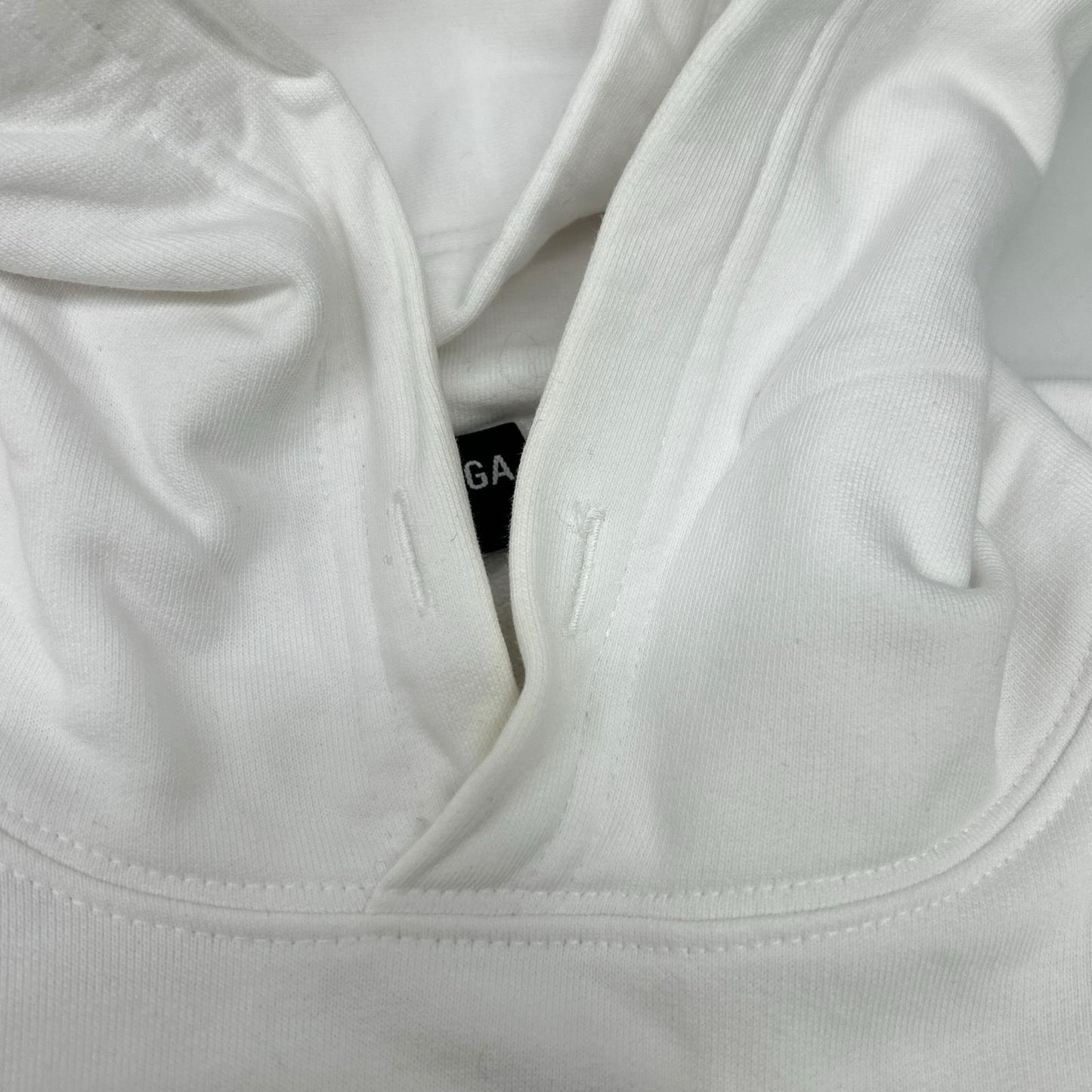 BALENCIAGA PARIS Embroidered Cotton Pullover Hoodie Size 2