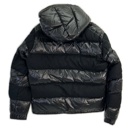 MONCLER Maya Mixed Material Down Jacket Black Size 2