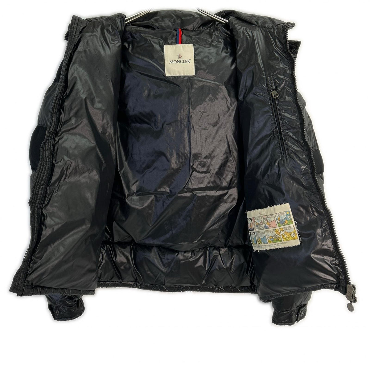 MONCLER Maya Mixed Material Down Jacket Black Size 2