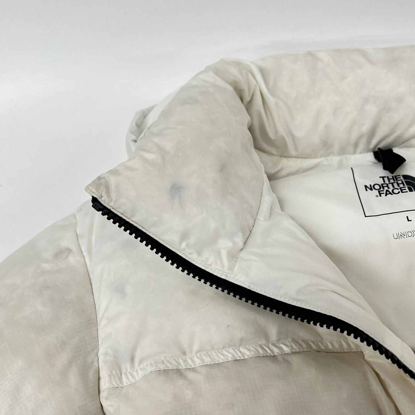 THE NORTH FACE Nuptse White Down Jacket Size L