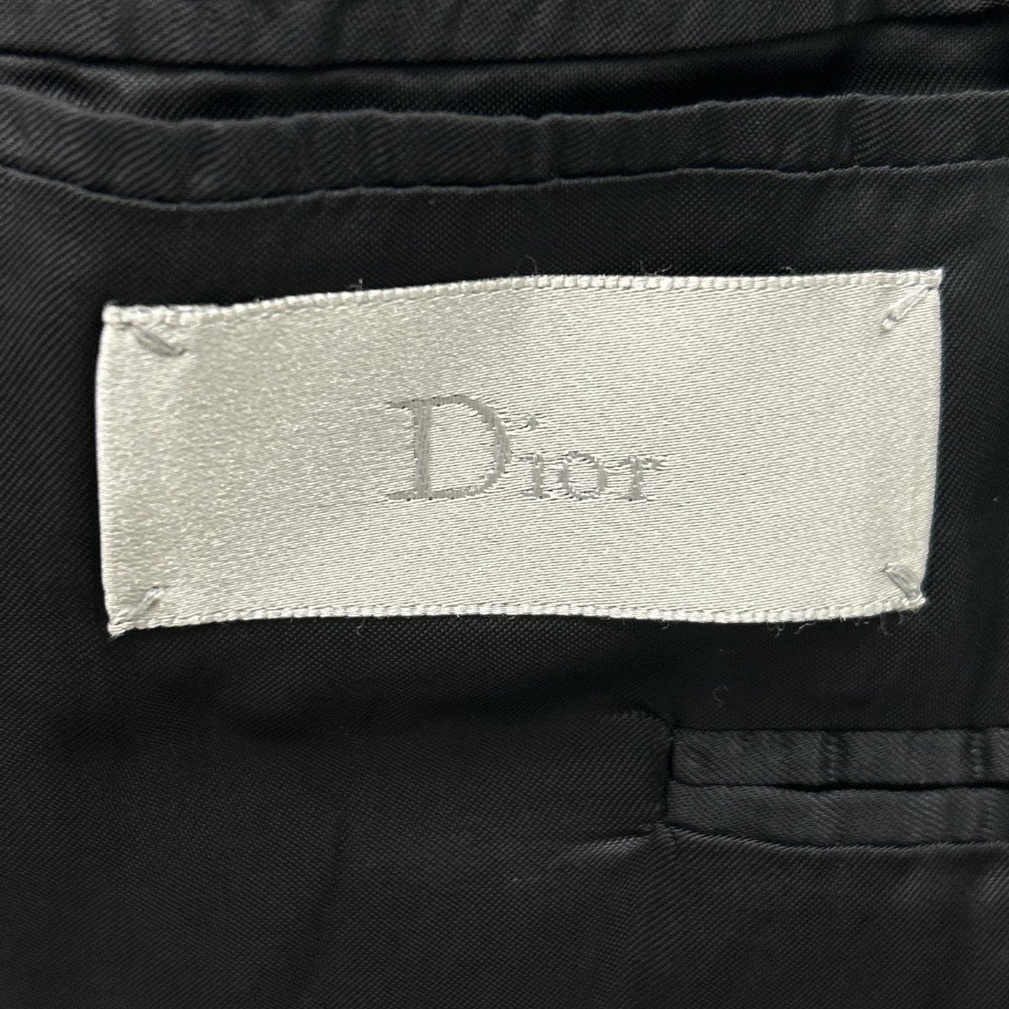 Dior HOMME Classic Narrow Lapel Tailored Blazer Size 48