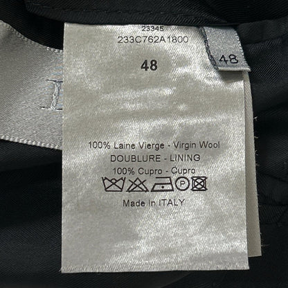 Dior HOMME Classic Narrow Lapel Tailored Blazer Size 48