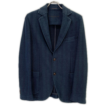 CIRCOLO1901 Blue Denim 2B Single Jacket