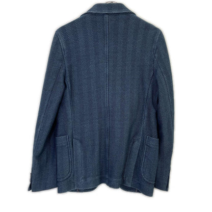 CIRCOLO1901 Blue Denim 2B Single Jacket