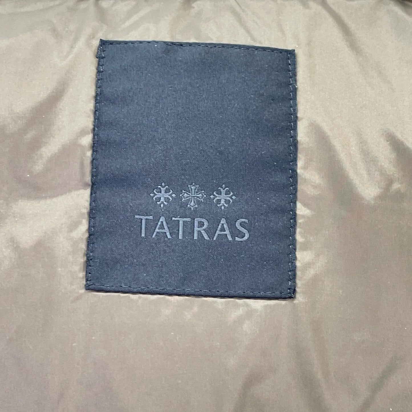 TATRAS 18' Brown Khaki Krone Down Vest Size 01