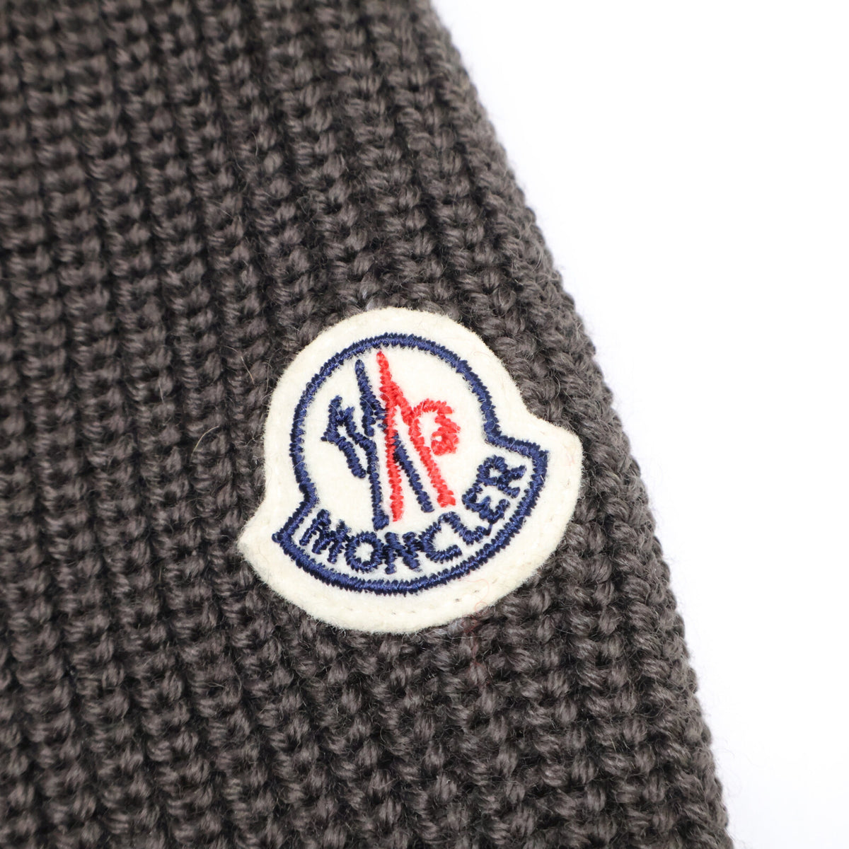 MONCLER Cardigan Hooded Down Knit Hybrid Jacket Khaki Size S