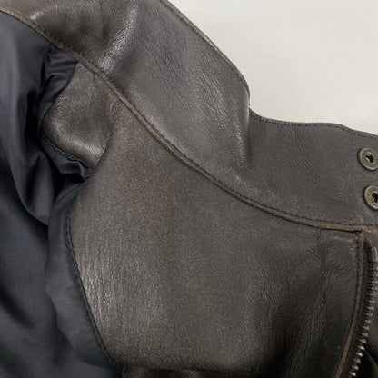 NeilBarrett Black Sheepskin Single Rider Jacket