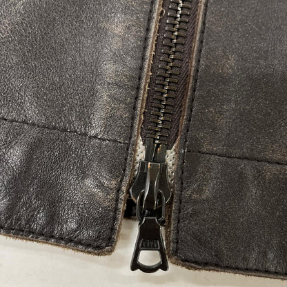 NeilBarrett Black Sheepskin Single Rider Jacket