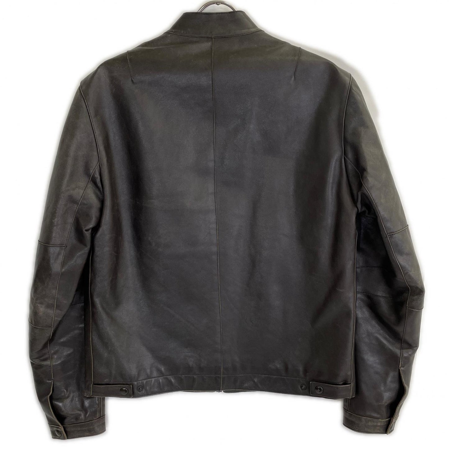 NeilBarrett Black Sheepskin Single Rider Jacket