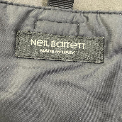 NeilBarrett Black Sheepskin Single Rider Jacket