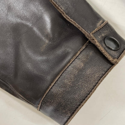 NeilBarrett Black Sheepskin Single Rider Jacket