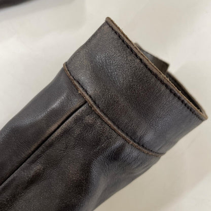 NeilBarrett Black Sheepskin Single Rider Jacket