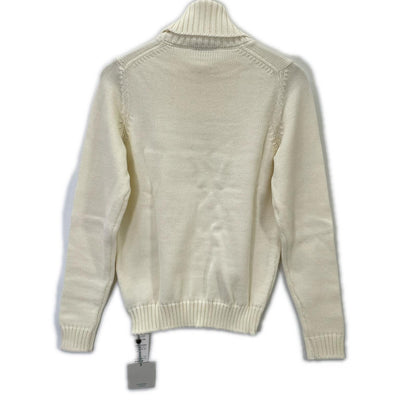 ZANONE White Wool Turtleneck Knit Size 44