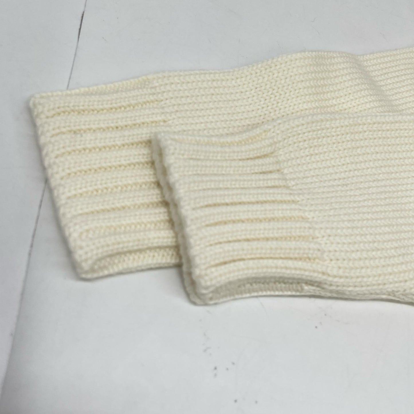 ZANONE White Wool Turtleneck Knit Size 44