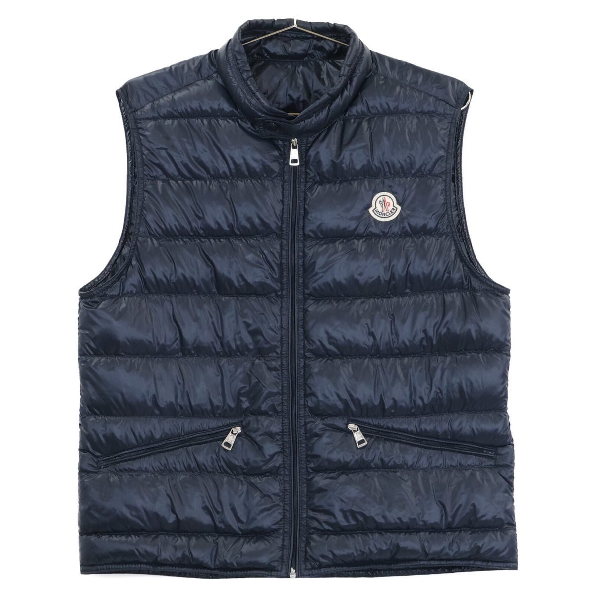 MONCLER 43321 GUI Down Vest Navy Size 2