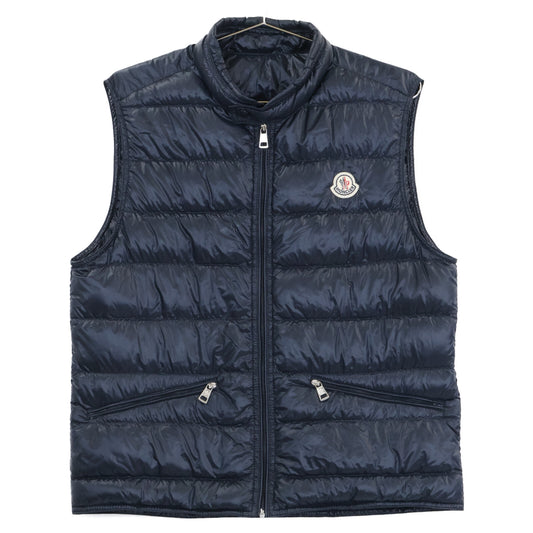 MONCLER 43321 GUI Down Vest Navy Size 2