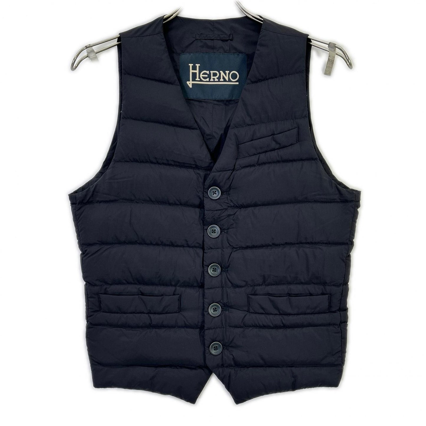 HERNO Black Light Down Vest