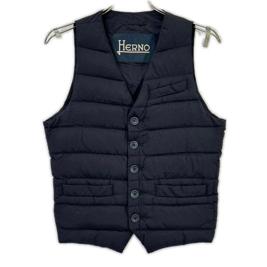 HERNO Black Light Down Vest