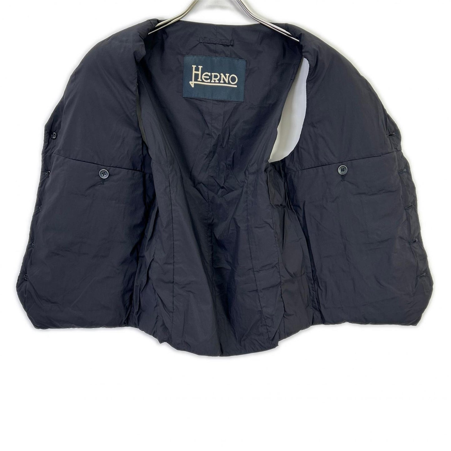 HERNO Black Light Down Vest
