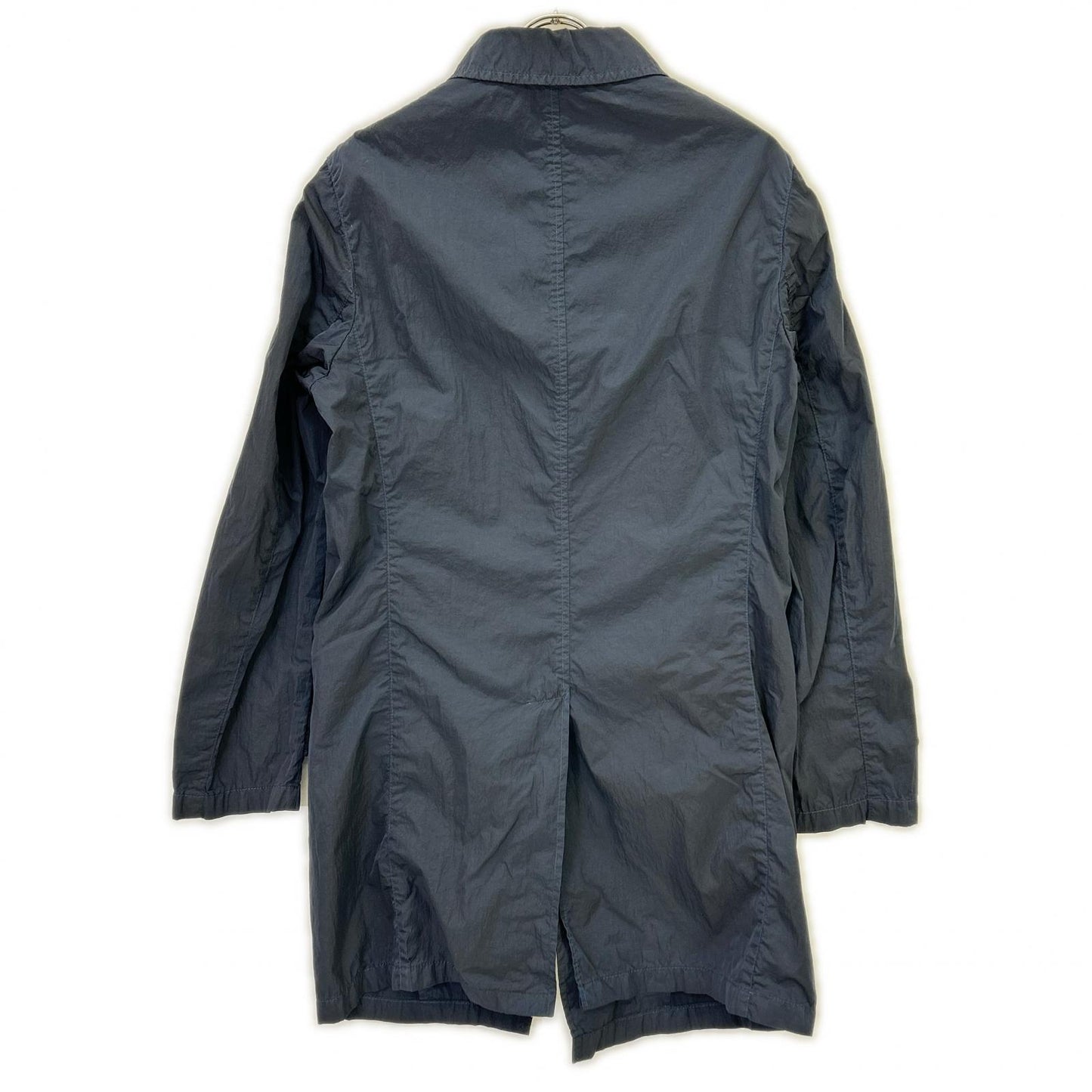 hevo Navy Garment Dye Fly-front Coat