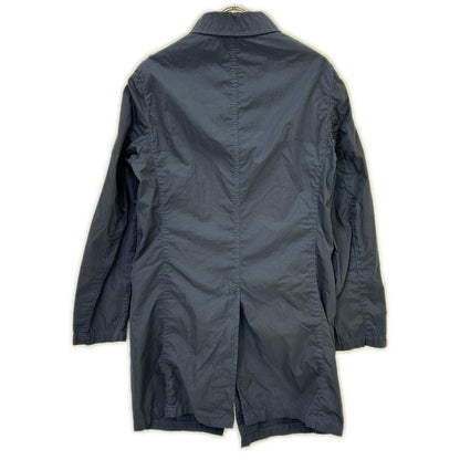 hevo Navy Garment Dye Fly-front Coat