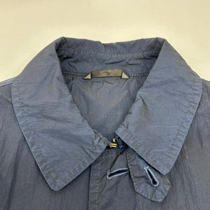 hevo Navy Garment Dye Fly-front Coat