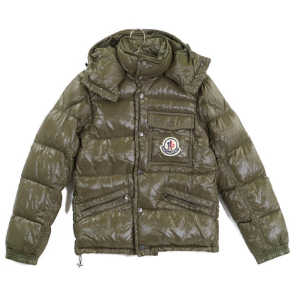 MONCLER K2 Hooded Down Jacket Khaki Size 1