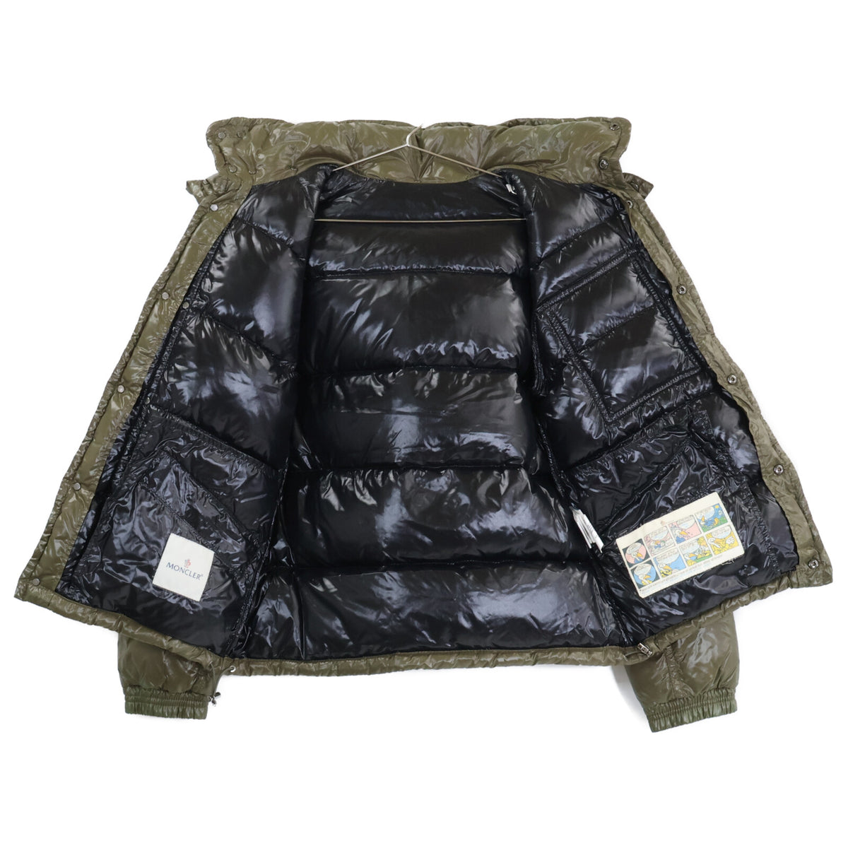 MONCLER K2 Hooded Down Jacket Khaki Size 1