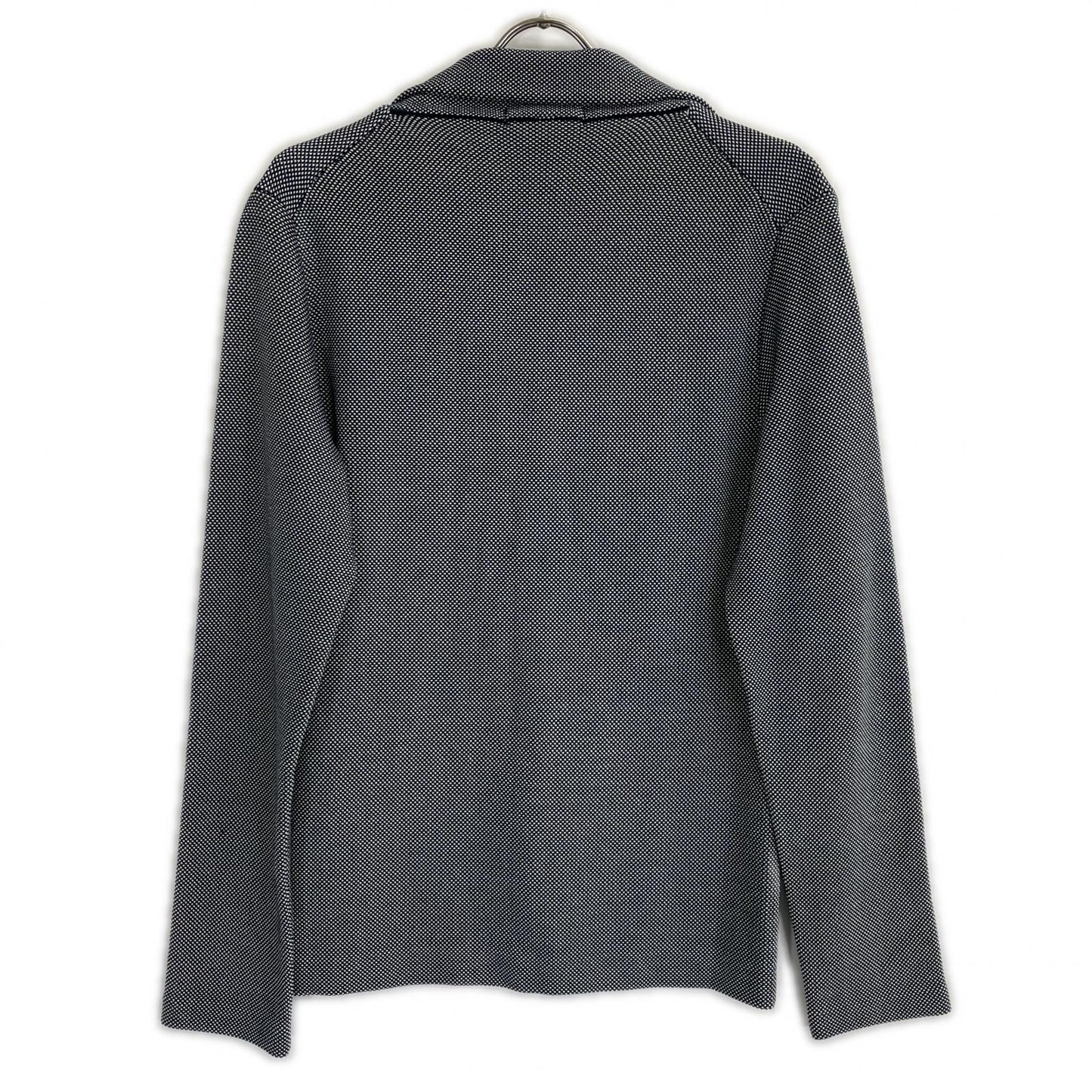 LARDINI Blue Cotton Jersey Jacket Size XXS