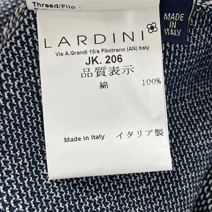 LARDINI Blue Cotton Jersey Jacket Size XXS