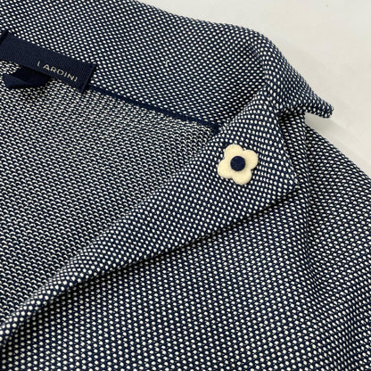 LARDINI Blue Cotton Jersey Jacket Size XXS