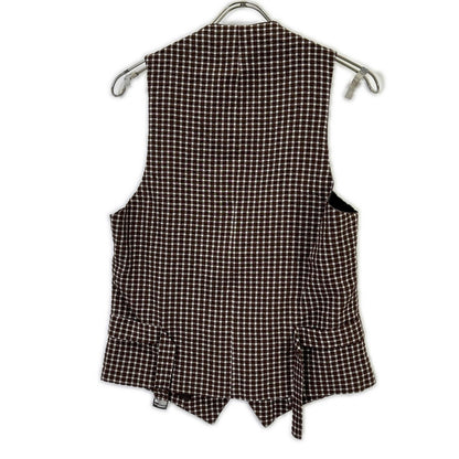 GIANNETTO Brown Block Check Jacket Size 42