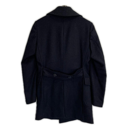 L.B.M.1911 Gray Herringbone Wool P-Coat