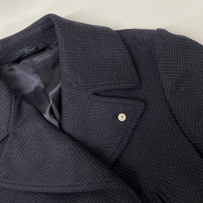 L.B.M.1911 Gray Herringbone Wool P-Coat