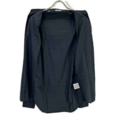 Dior HOMME Gray Shadow Check Long Sleeve Shirt Size 37