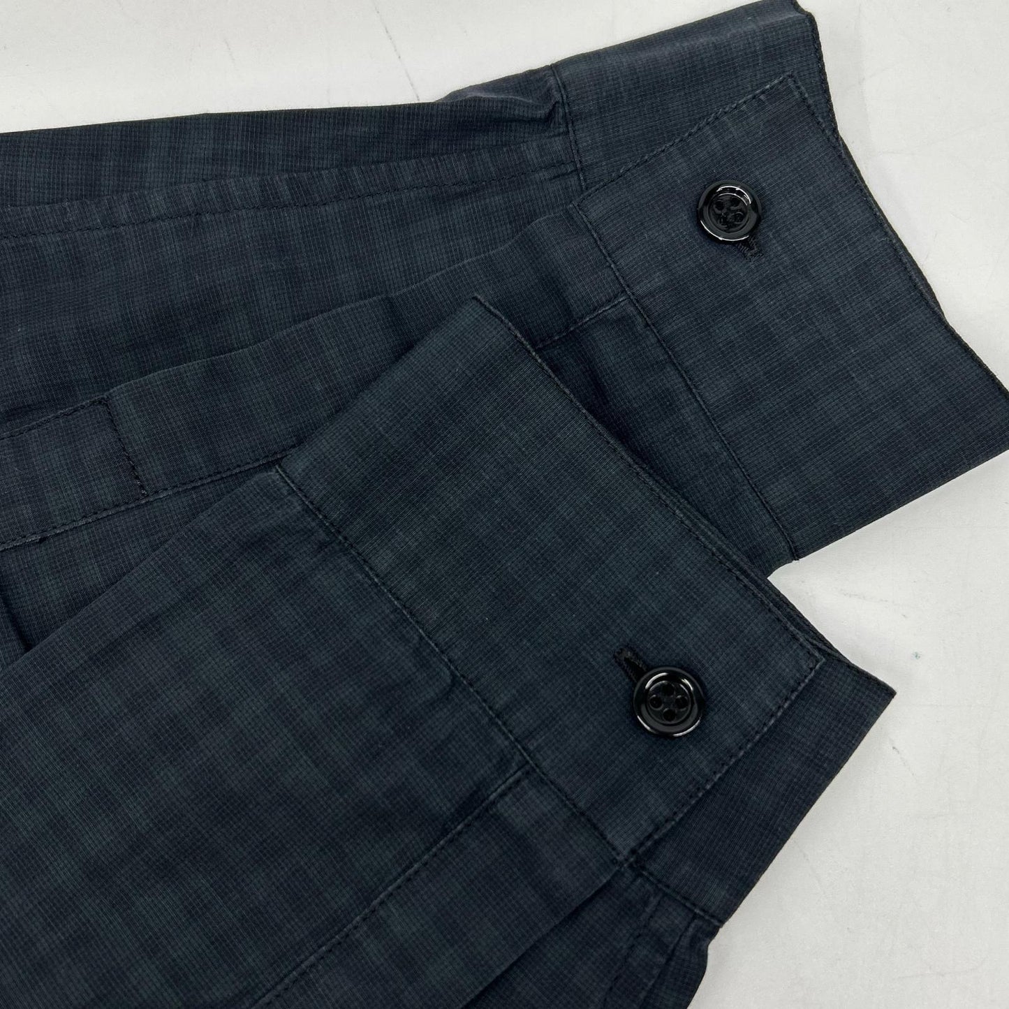 Dior HOMME Gray Shadow Check Long Sleeve Shirt Size 37