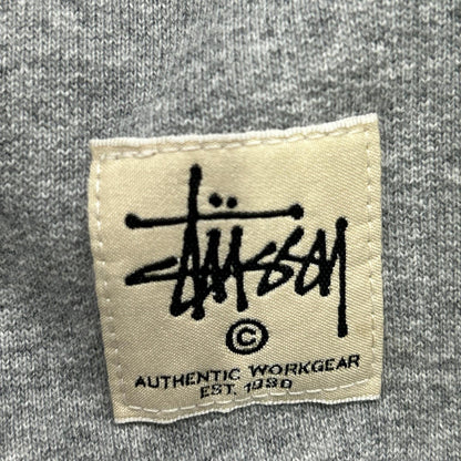 stussy Double Face Label Full Zip Hoodie Size L