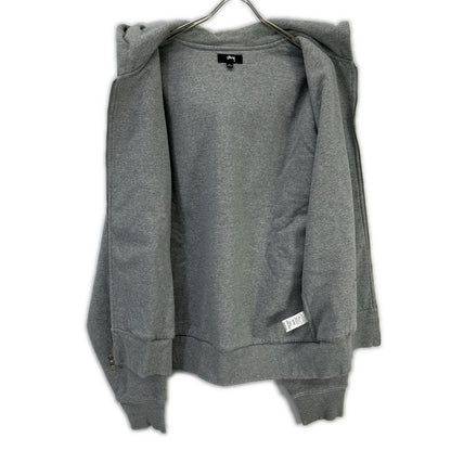 stussy Double Face Label Full Zip Hoodie Size L