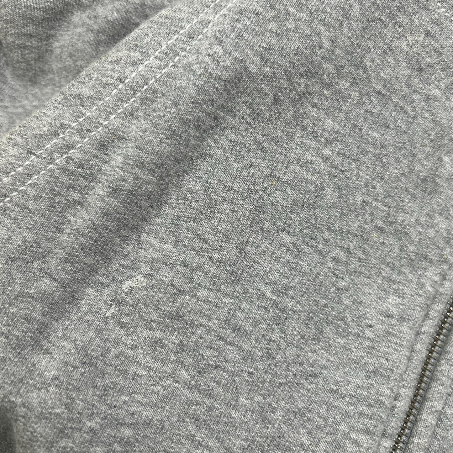 stussy Double Face Label Full Zip Hoodie Size L